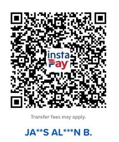 GCash QR code to send a gift to James and Mico